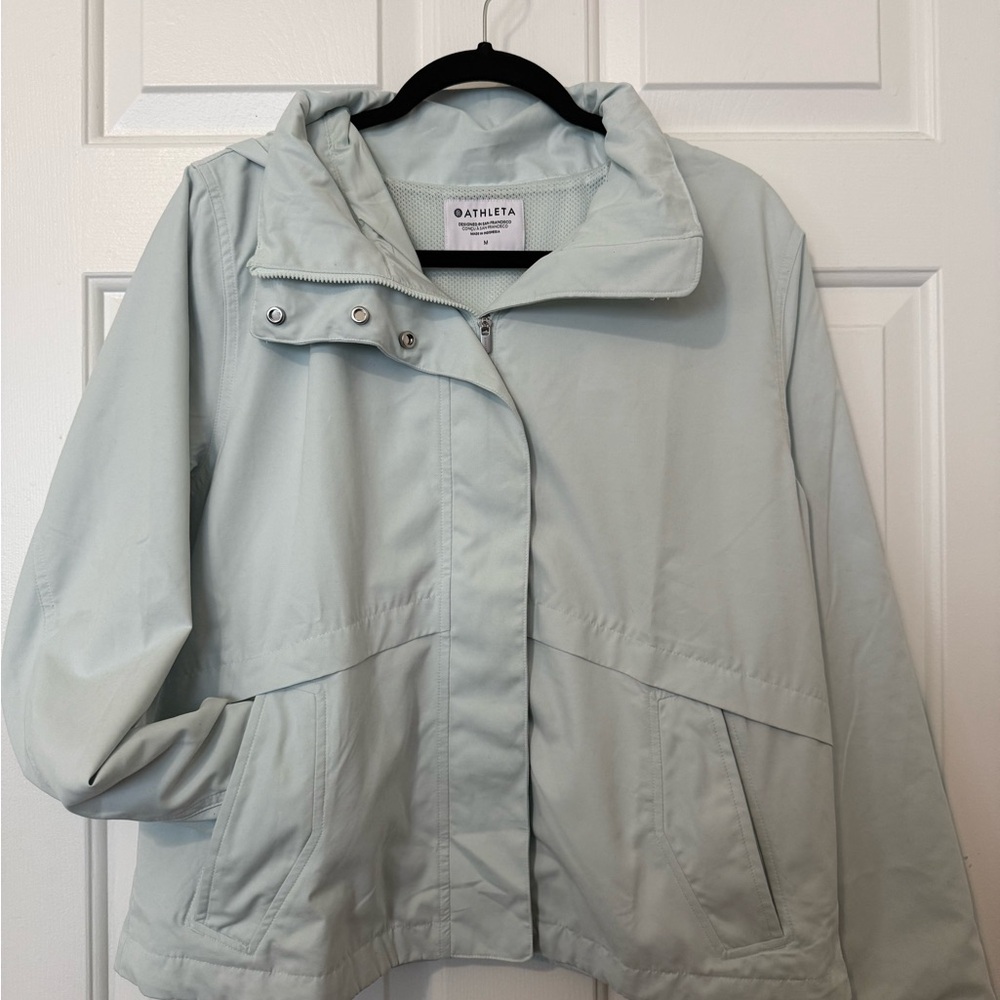 Athleta Light Sky Blue Utility Jacket